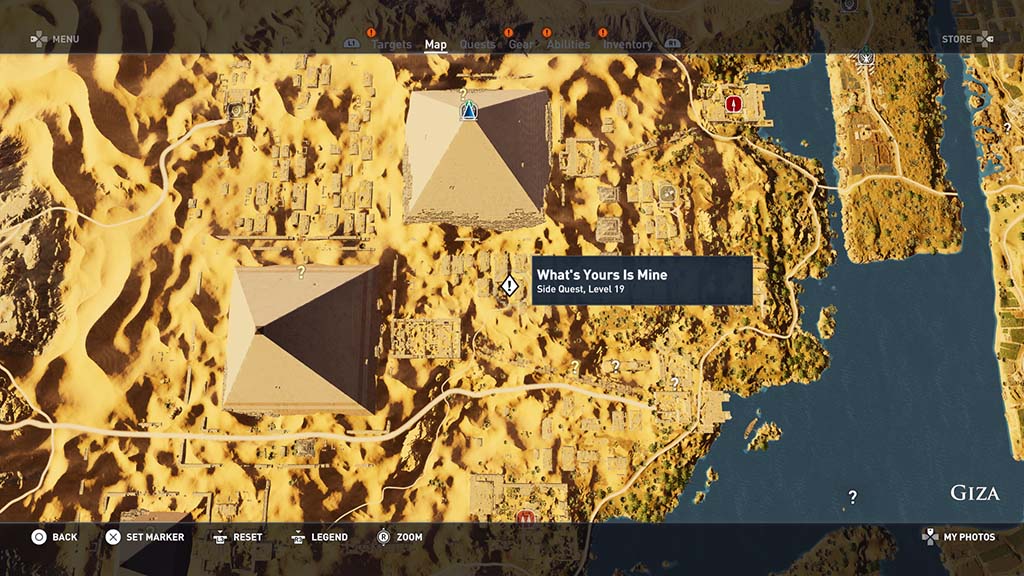 Map - Assassin's Creed Origins