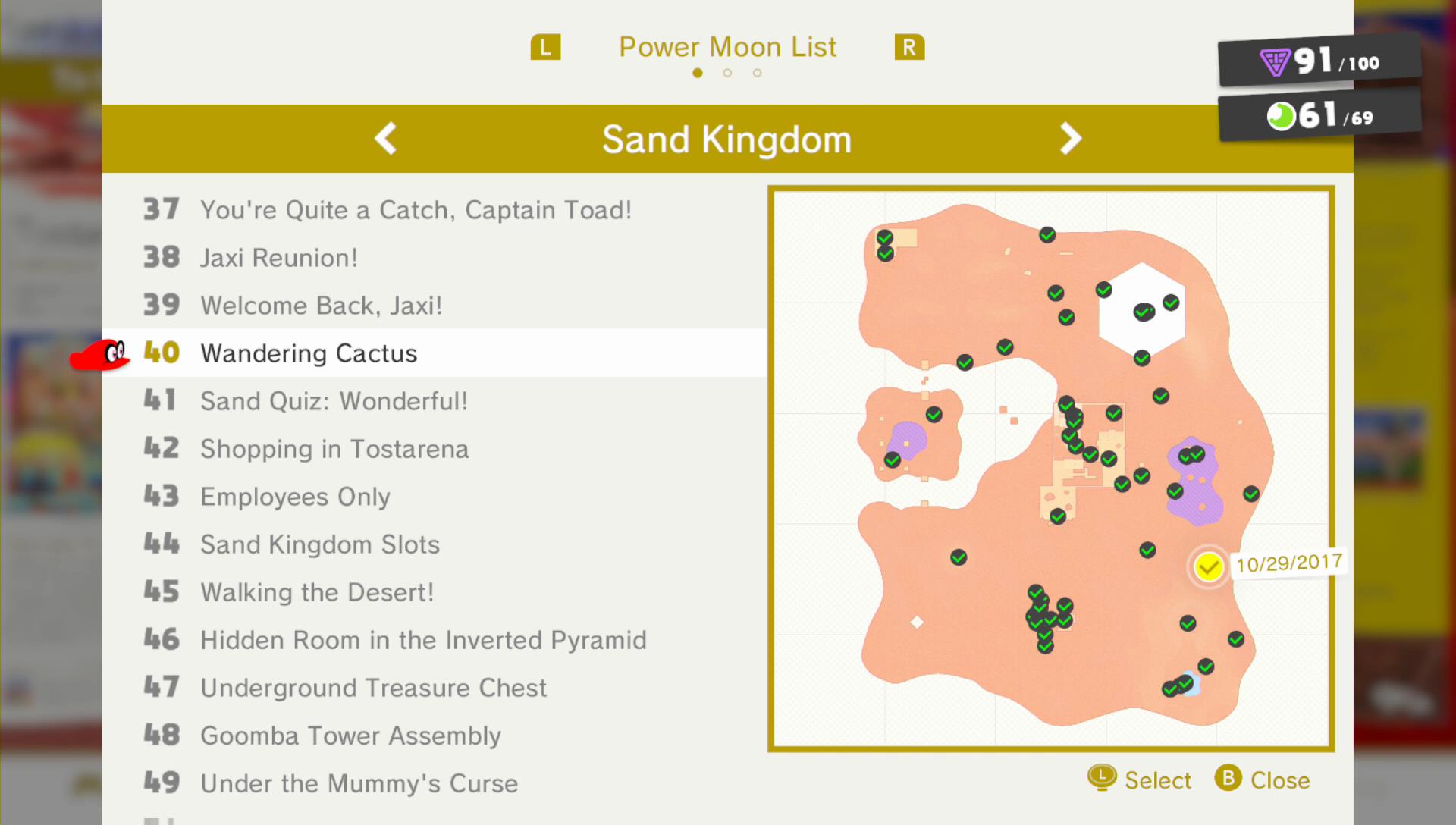 Sand Kingdom: Power Moons 61-69 – Super Mario Odyssey Walkthrough - Mario  Party Legacy