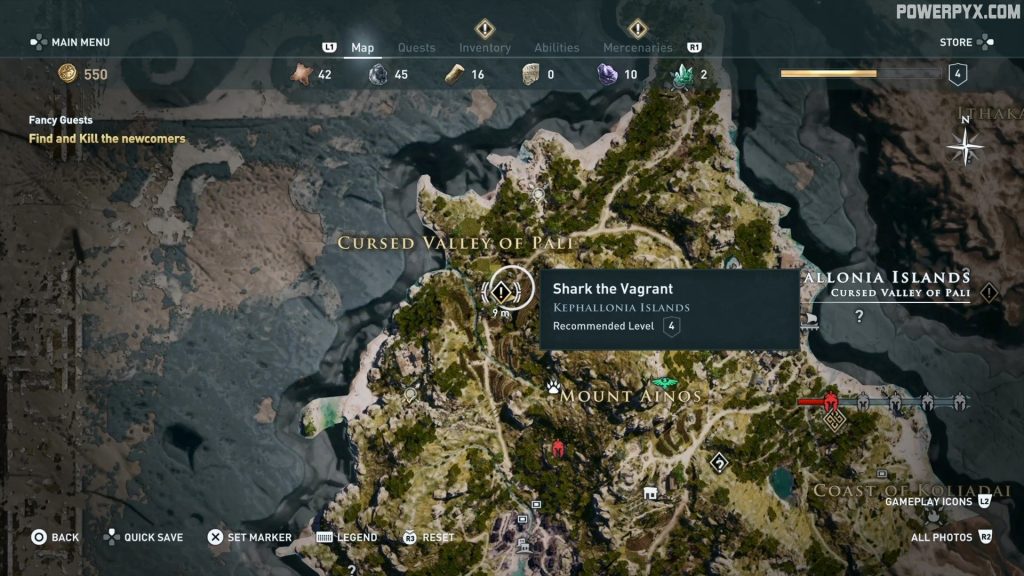 Assassin's Creed Odyssey Shark the Vagrant Side Quest Walkthrough