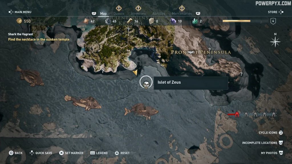 Assassin's Creed Odyssey Shark the Vagrant Side Quest Walkthrough