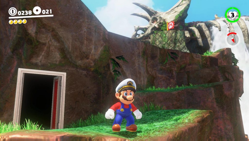 Brand new footage of Cascade Kingdom in Super Mario Odyssey