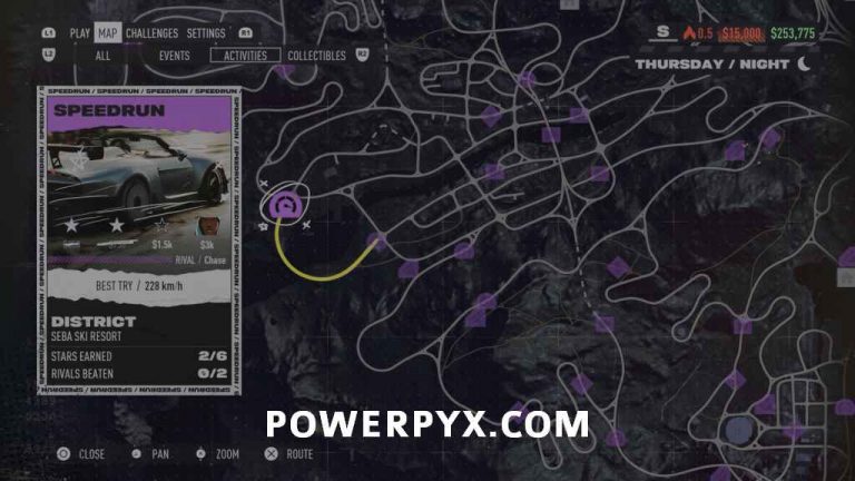 Need for Speed Unbound All Speed Run Locations