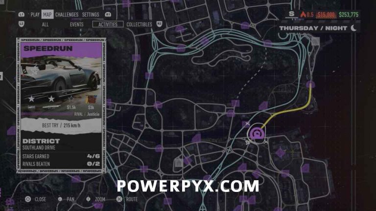 Need for Speed Unbound All Speed Run Locations