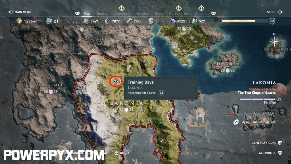 Assassin's Creed Odyssey Lakonia: how to complete the side quests