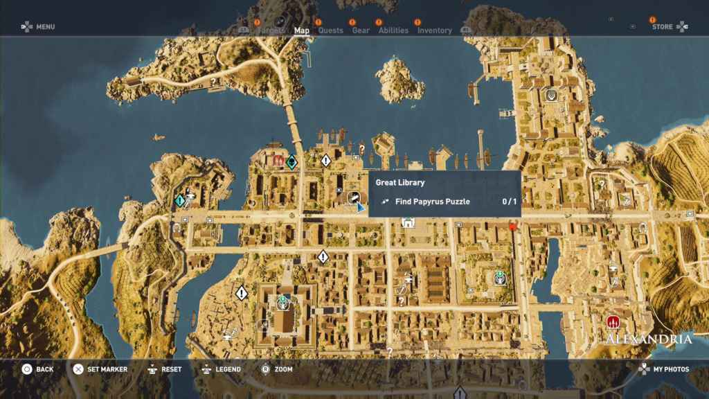 Map of Giza - Tombs, papyrus puzzles and secrets - Assassin's Creed Origins  Guide