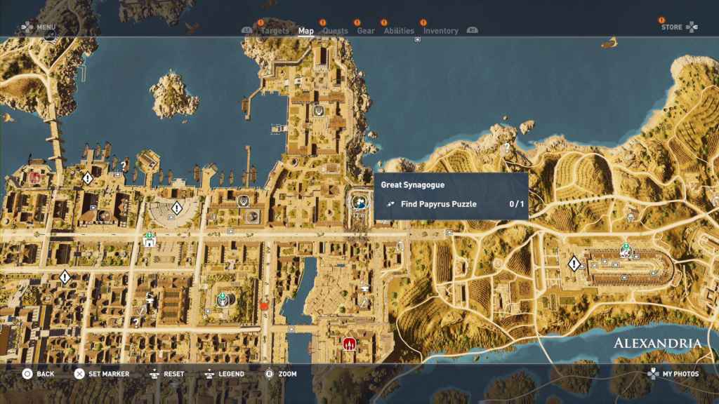 Guide for Assassin's Creed Origins - Papyrus Puzzles