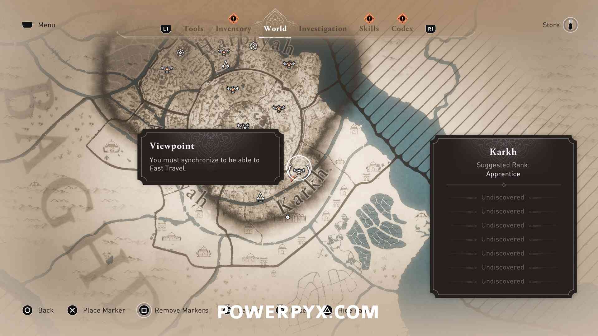 All Fast Travel Points Map? - Assassin's Creed Origins