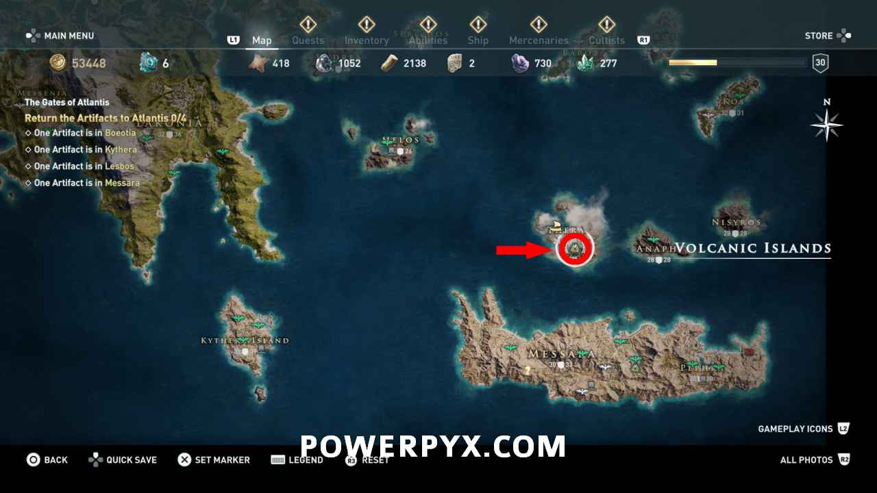 Polar slit murder Assassin's Creed Odyssey Where to Find Atlantis Location