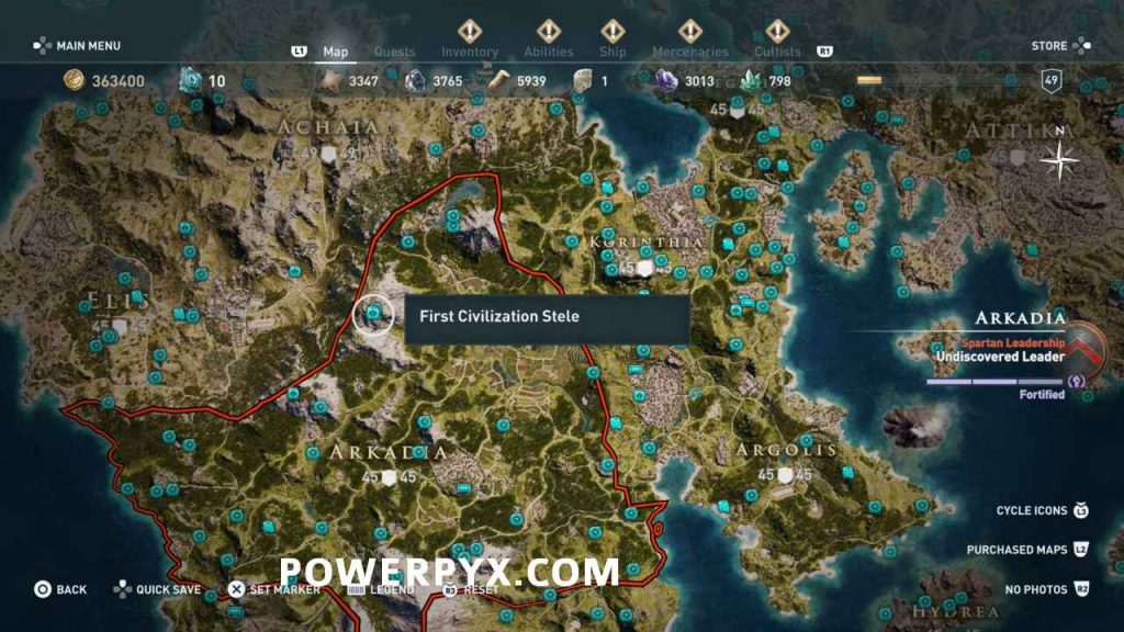 Assassin s Creed Odyssey Tomb Stele Locations Map Skill Points 
