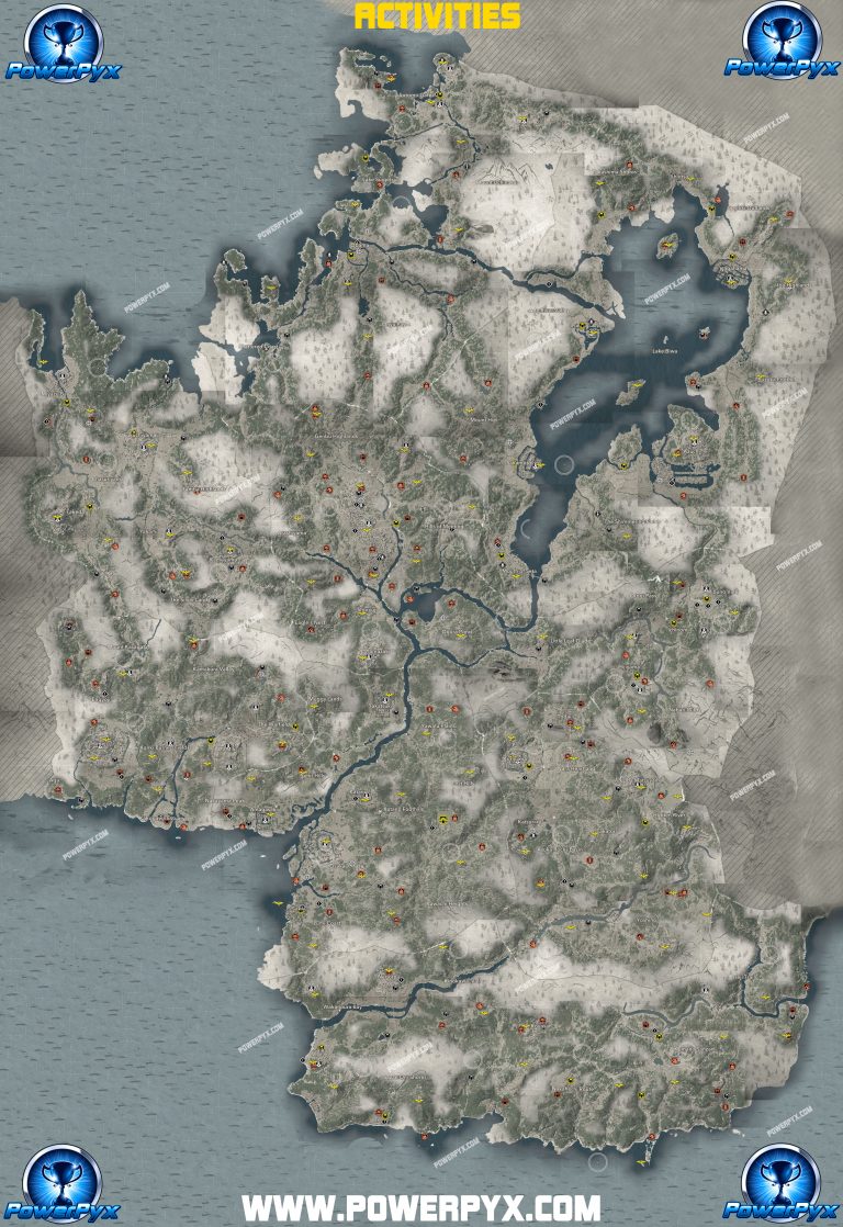 Assassin's Creed Shadows All Side Activities Locations (Orange 