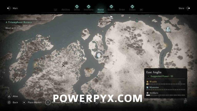 Assassin's Creed Valhalla East Anglia Artifact Locations