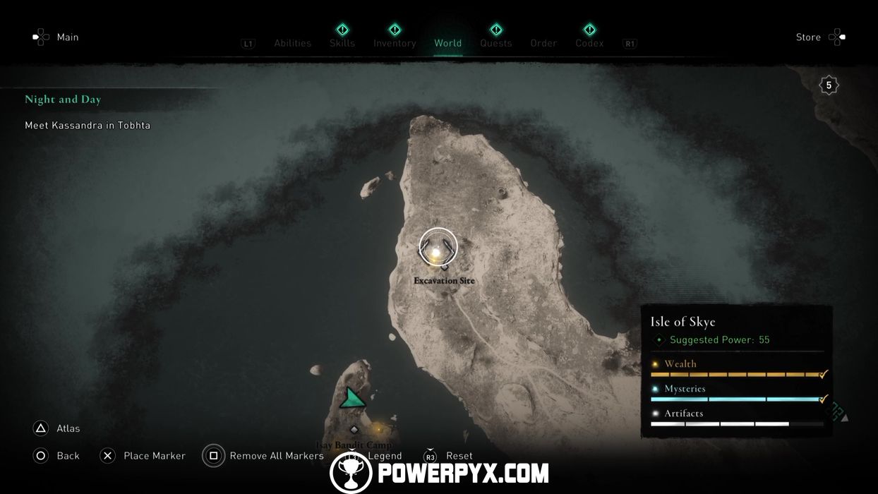 Isle of Skye Hoard Map Treasure Assassin's Creed Valhalla 