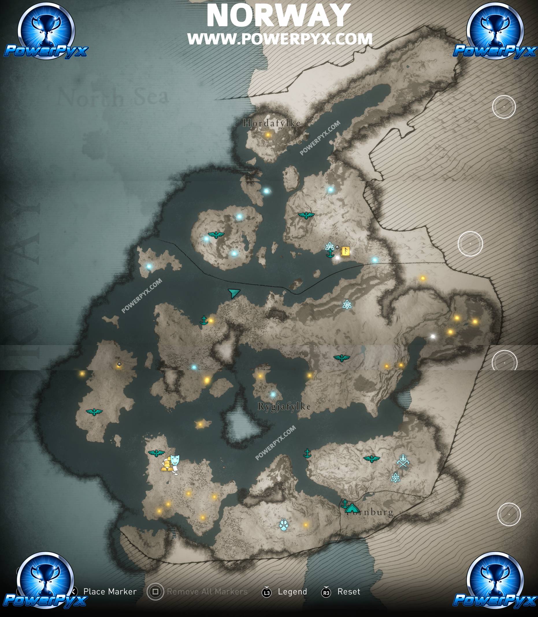 Assassin S Creed Valhalla Full World Map