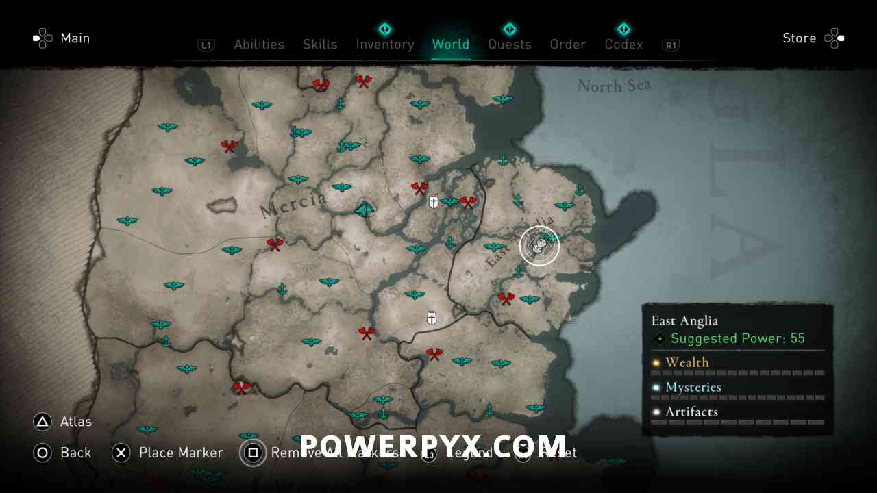 Assassin's Creed Valhalla All Orlog Player Locations