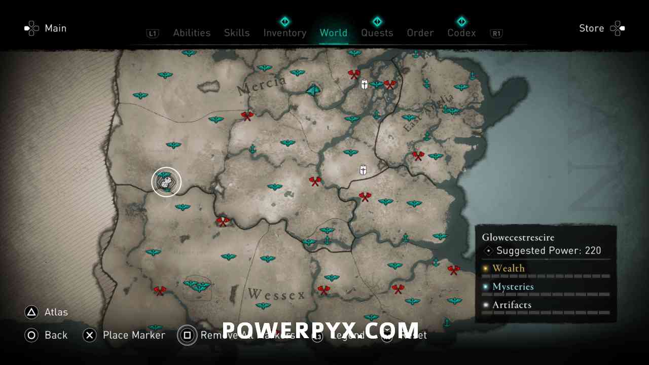 Assassin's Creed Valhalla All Orlog Player Locations