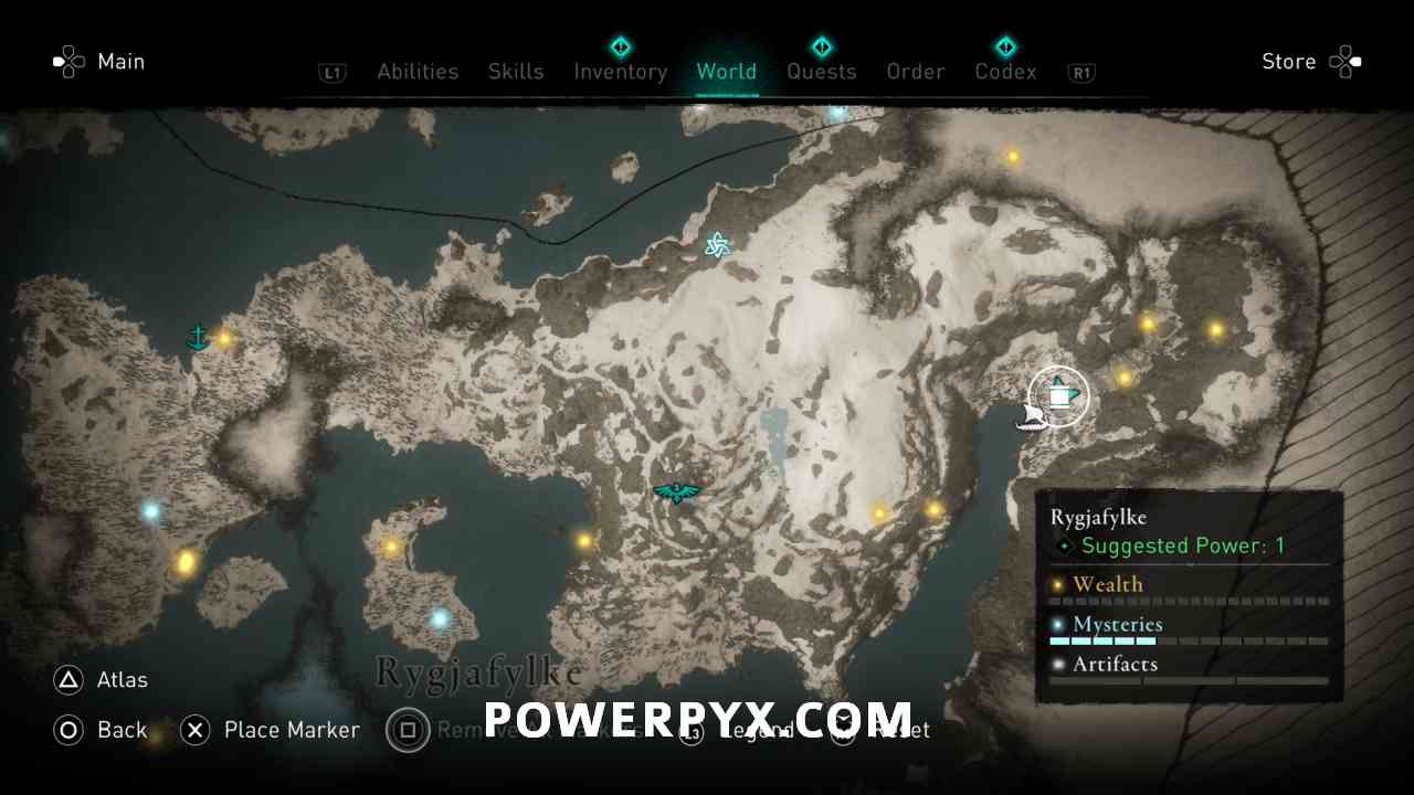 All Assassin's Creed Valhalla Rygjafylke Wealth, Mysteries, and Artifacts  locations map - Polygon