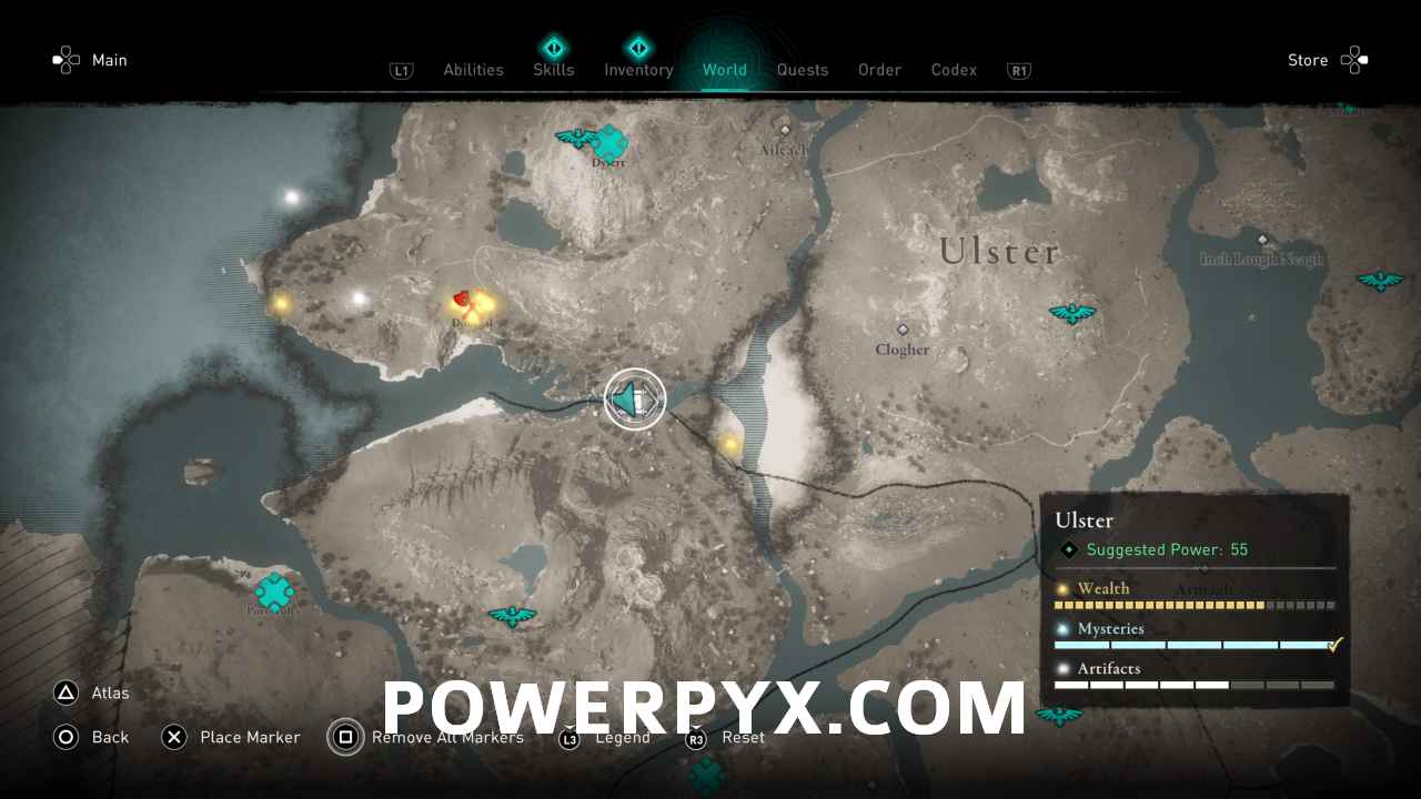 All Assassin's Creed Valhalla Hordafylke Wealth, Mysteries, and Artifacts  locations map - Polygon