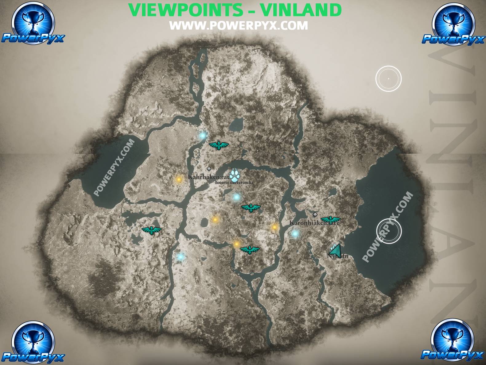 Assassin S Creed Valhalla Viewpoint Locations Map