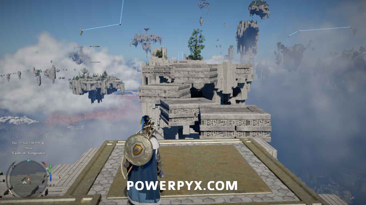 Force Palm climbing inside the Spire of the Stars