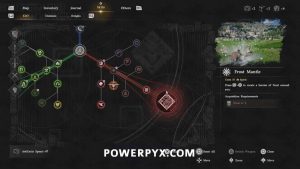 Picking up the artifact to unlock Frost Lv.1