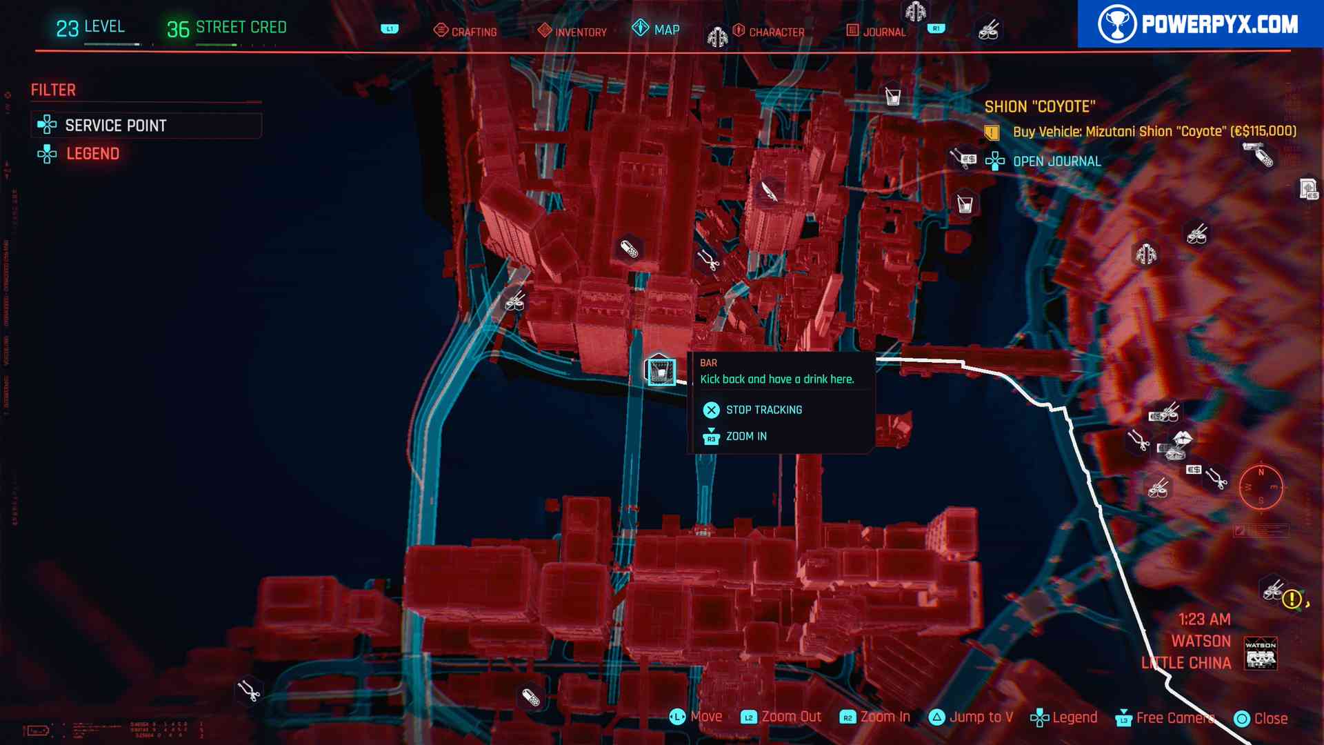 Cyberpunk bar map фото 79