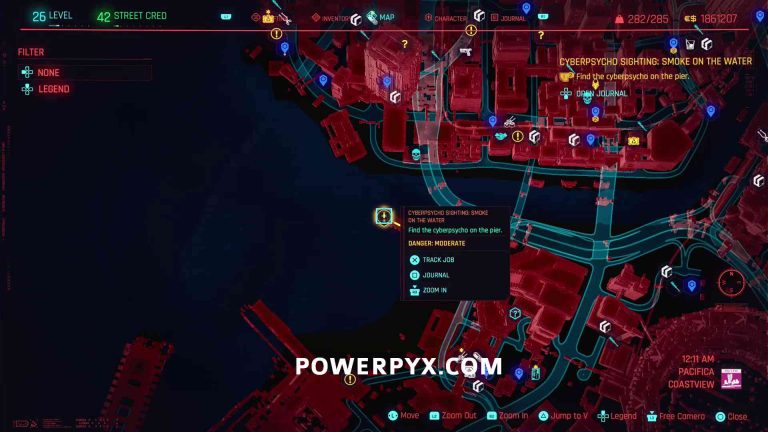 Cyberpunk 2077 Cyberpsycho Sighting Smoke on the Water