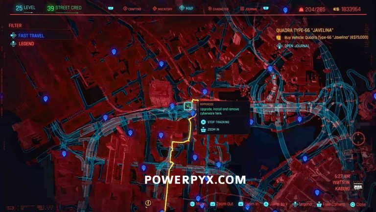 Cyberpunk 2077 Monowire Location