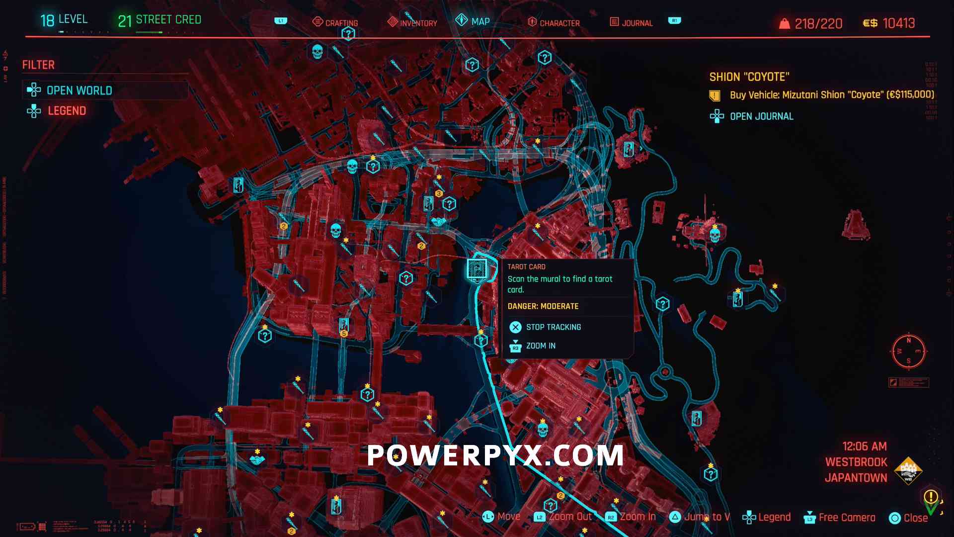 Featured image of post Cyberpunk 2077 Tarot Cards Locations Map In the second act of cyberpunk 2077 you will be able to collect a special collectible called tarot cards