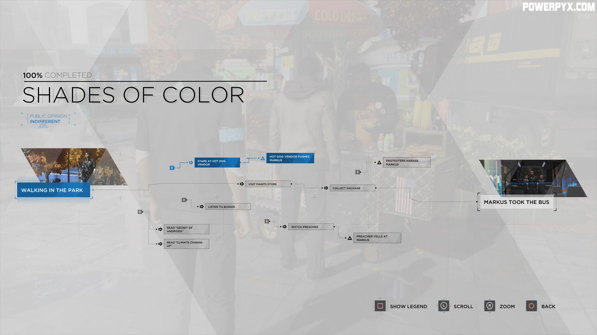 Detroit Become Human Shades Of Color Flow Chart