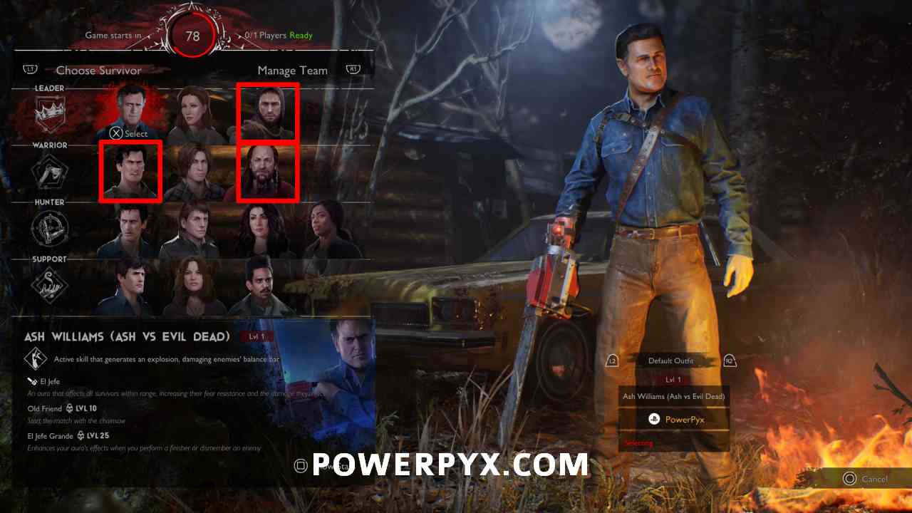 PlayStation - Evil Dead: Hail to the King - Items, Menu, Portrait