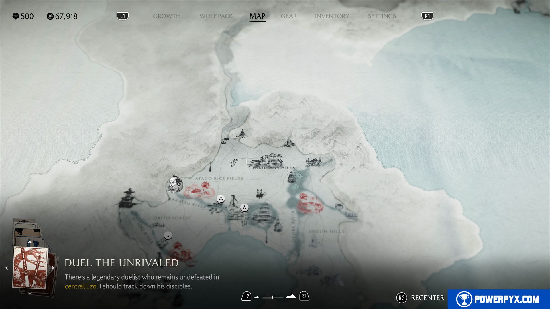 Ghost Of Yotei Full World Map