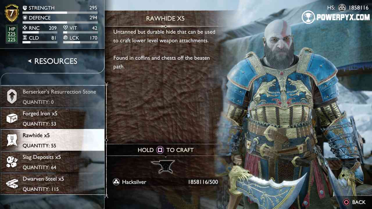 God of War Tyr's Lost Unity Armor Set Walkthrough 