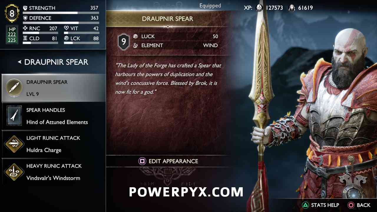 Creating Weapon Aspects Based on God of War Weapons - Sword, Spear