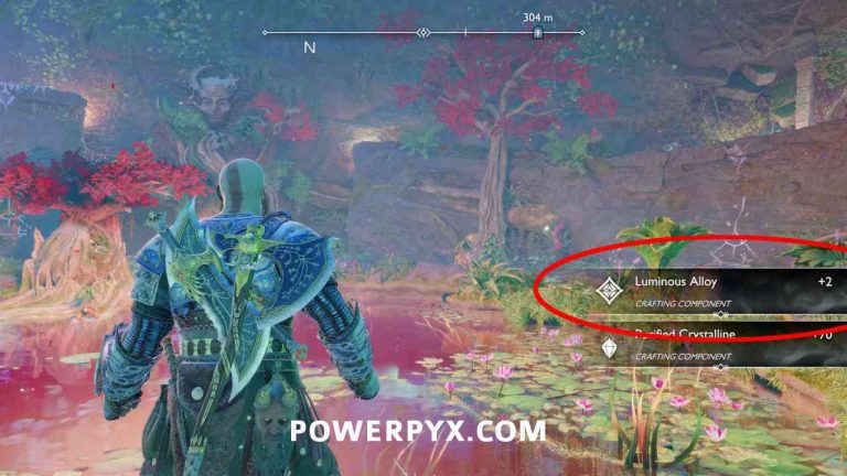 God of War Ragnarok Luminous Alloy Location