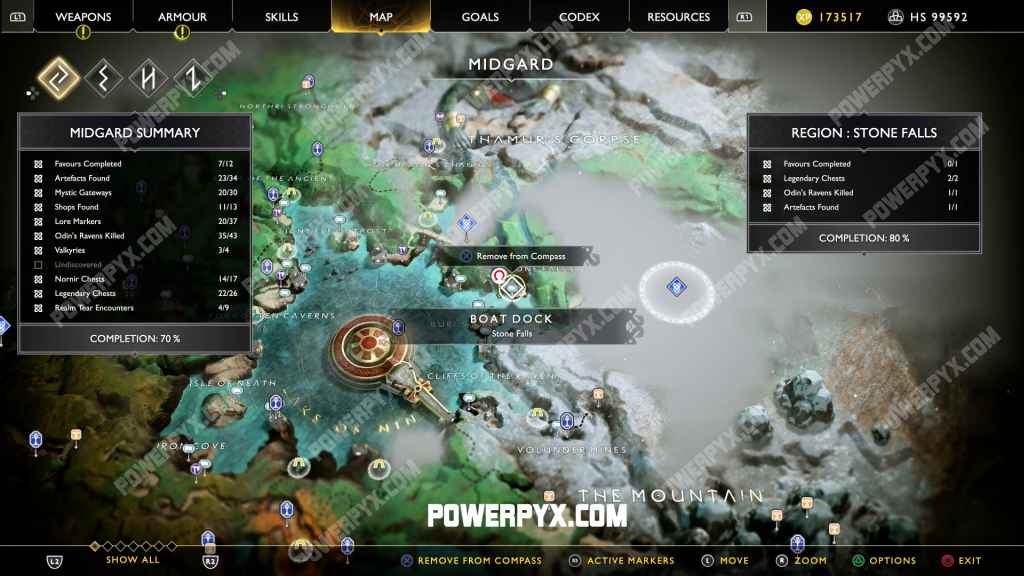 Карта сокровищ god of war королевство охотника