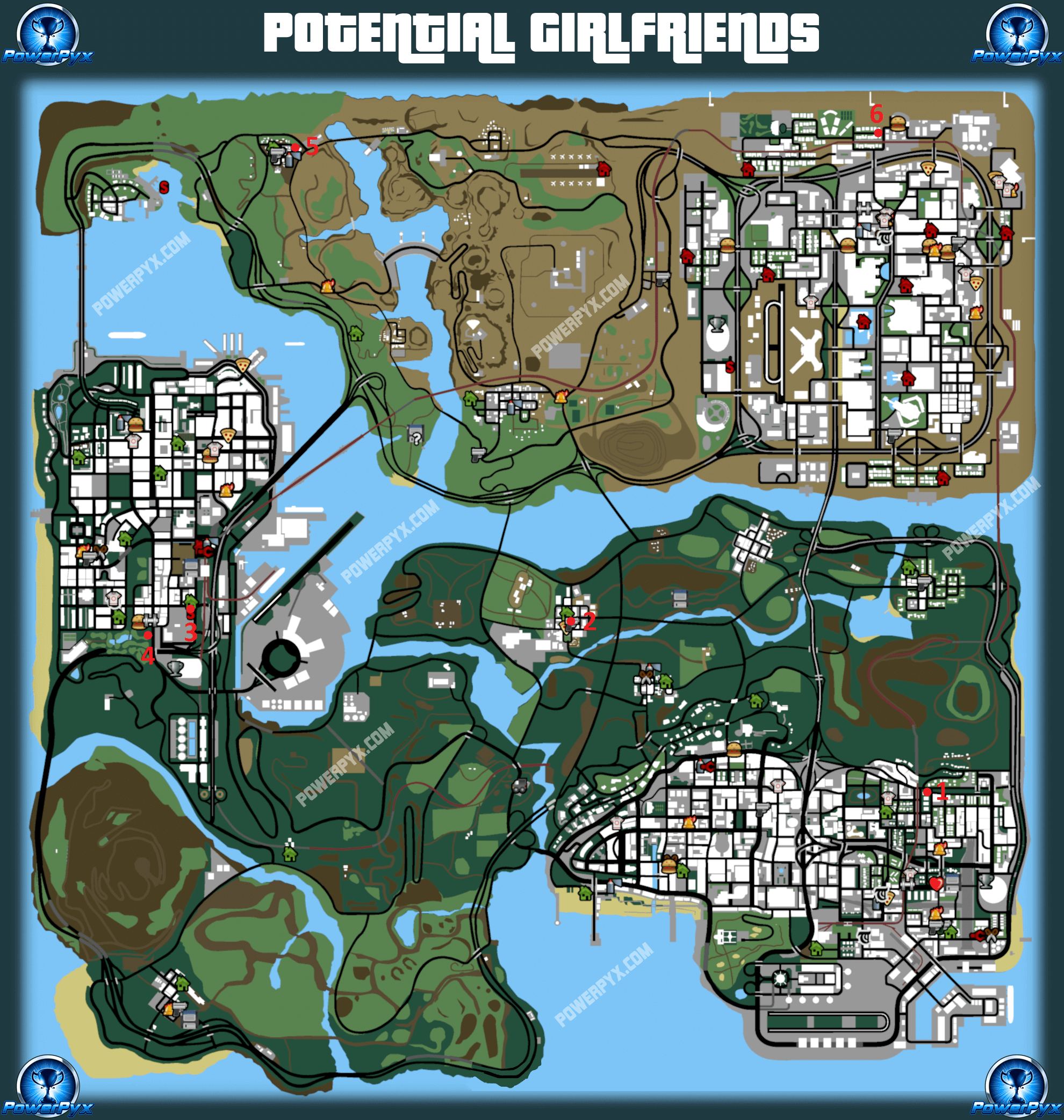 GTA San Andreas Definitive All Girlfriends Locations picture
