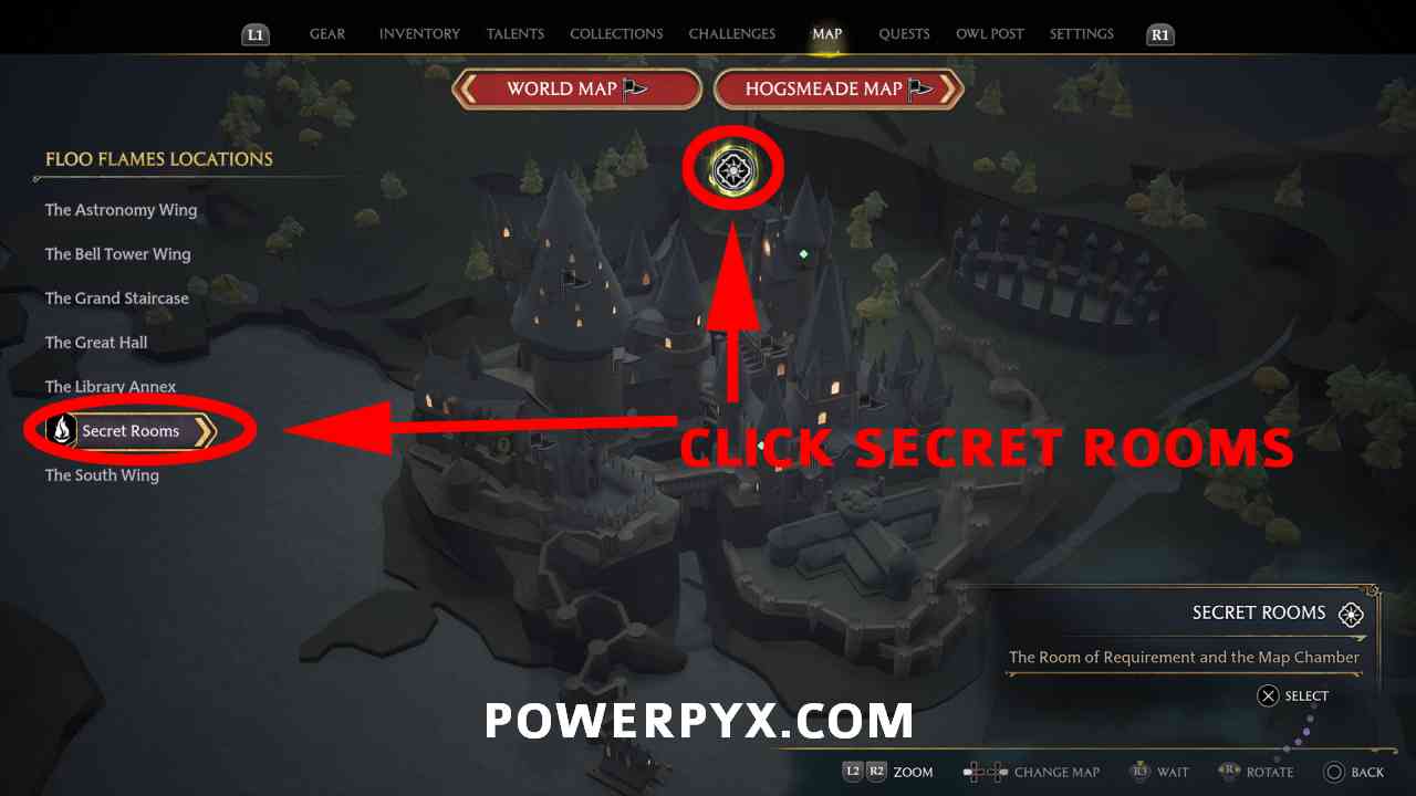 Hogwarts Legacy How to Reach Poidsear Coast (South Half of Map)