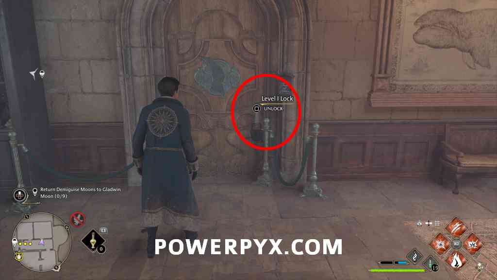 How do you open the number puzzle doors in Hogwarts Legacy?