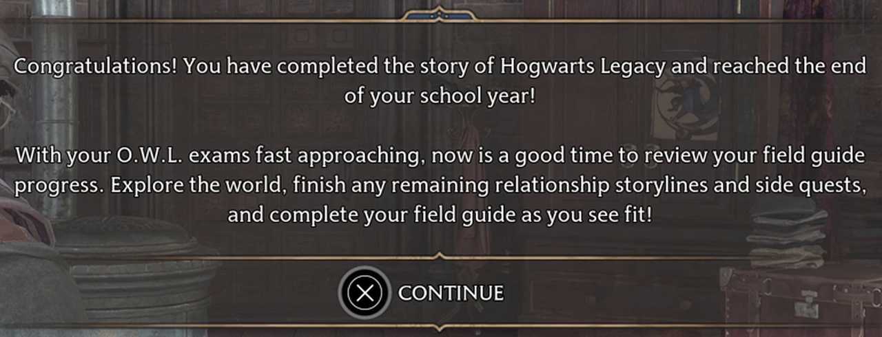 Hogwarts Legacy Stats Reveal Surprising Story Completion Rate