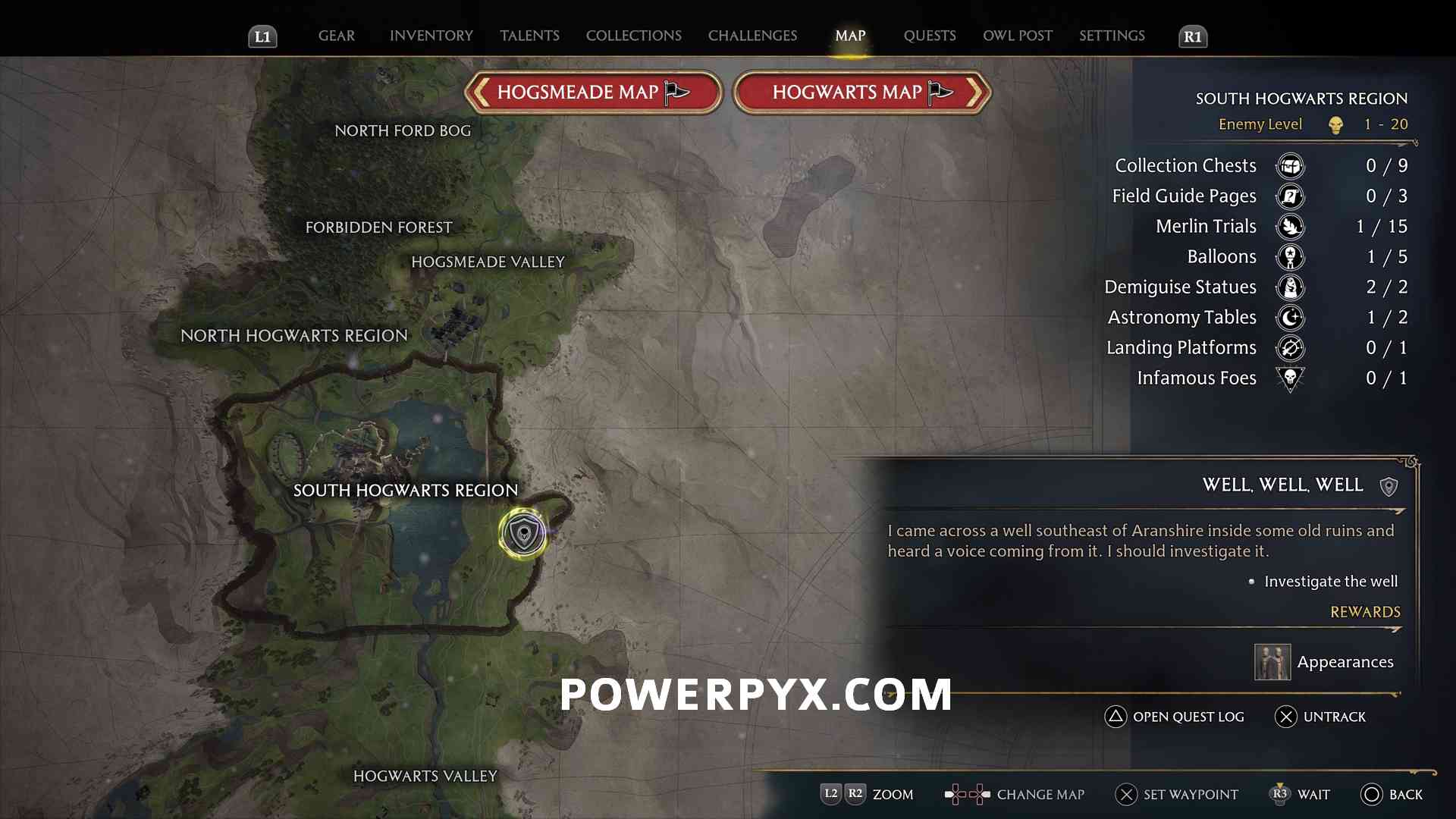 Hogwarts Legacy Mysterious Map Fragment Treasure Solution