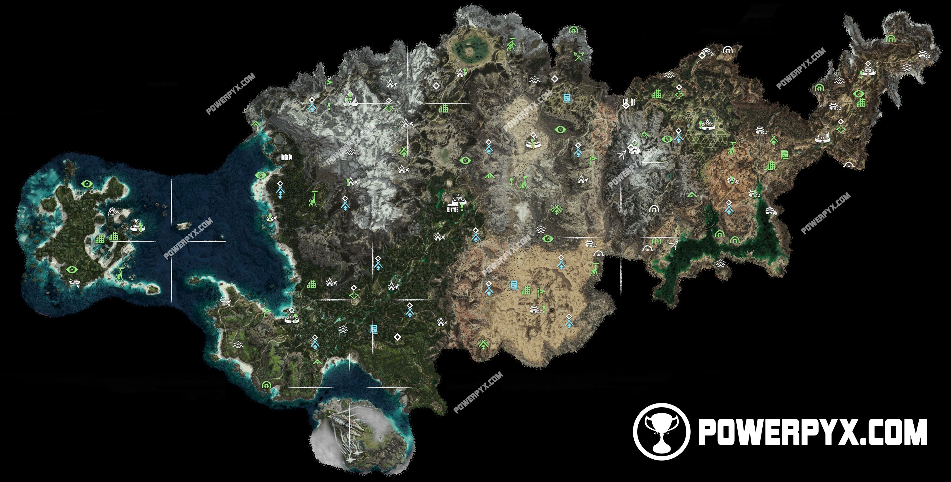 Horizon Zero Dawn Complete Map Fertcars Horizon Zero Dawn Complete Map Fertcars
