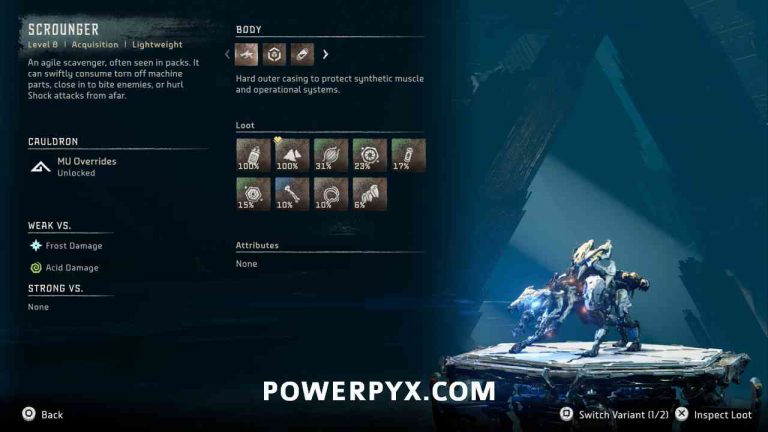 Horizon Forbidden West All Machine Locations