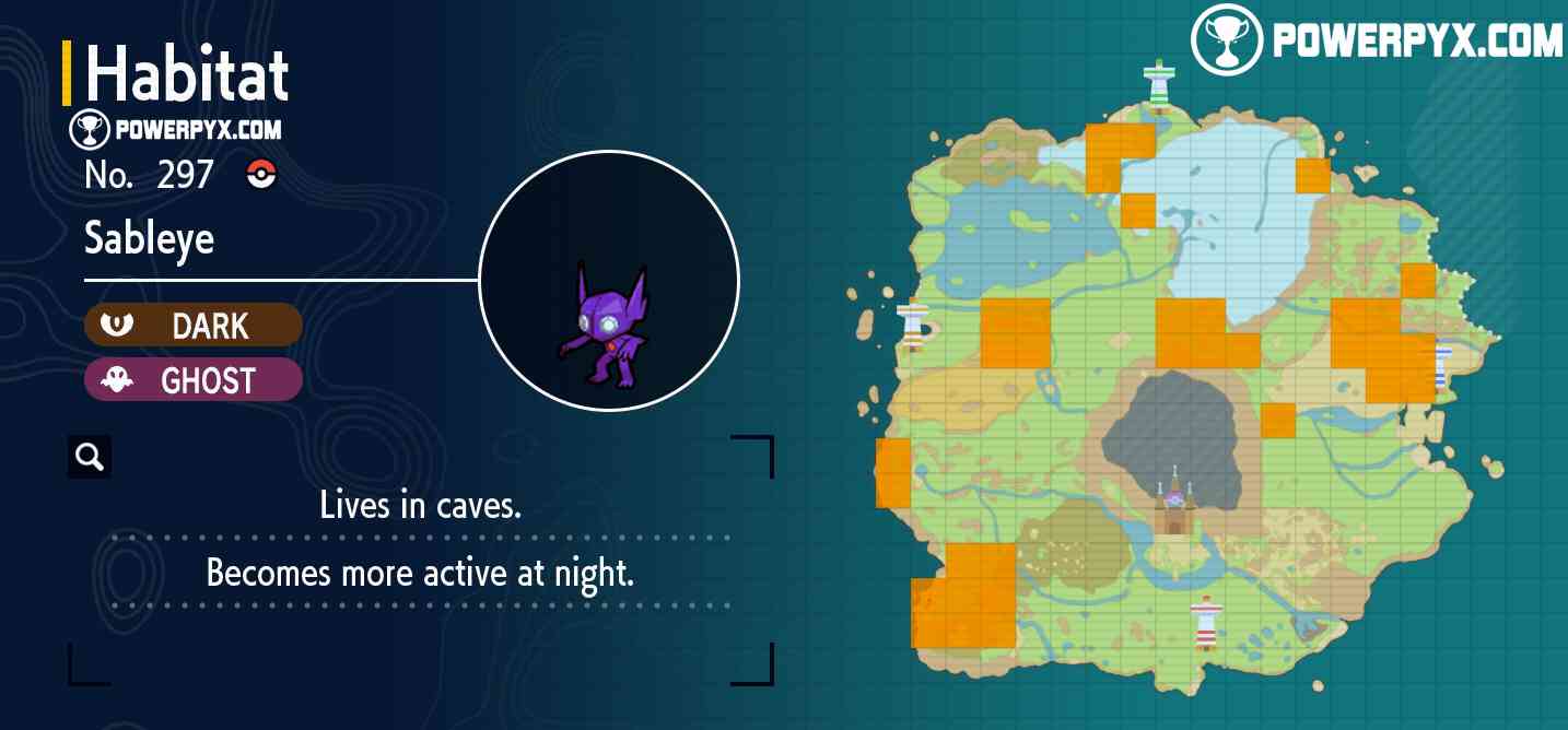 Sableye, Wiki Pokédex