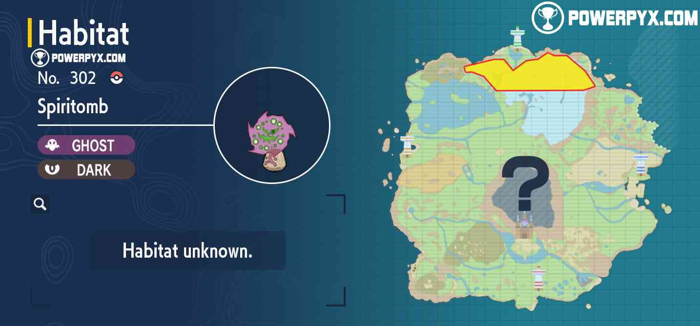 Where to catch Spiritomb in Pokémon Scarlet and Violet  All Spiritomb  locations in Pokémon Scarlet and Violet - Dot Esports