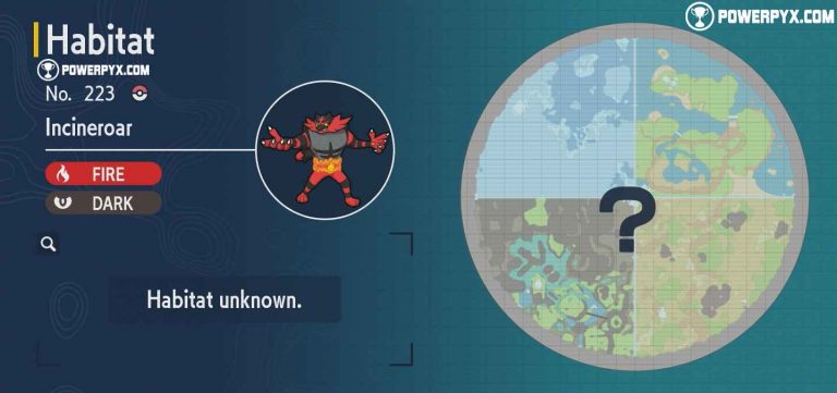 Pokemon Scarlet & Violet Incineroar Location
