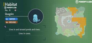 Pokemon Scarlet Violet Quagsire Location