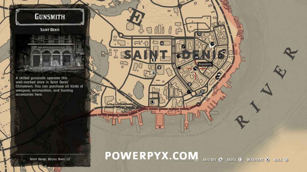 Gun Store In Rdr2 Red Dead Redemption 2 Gunsmith Locations