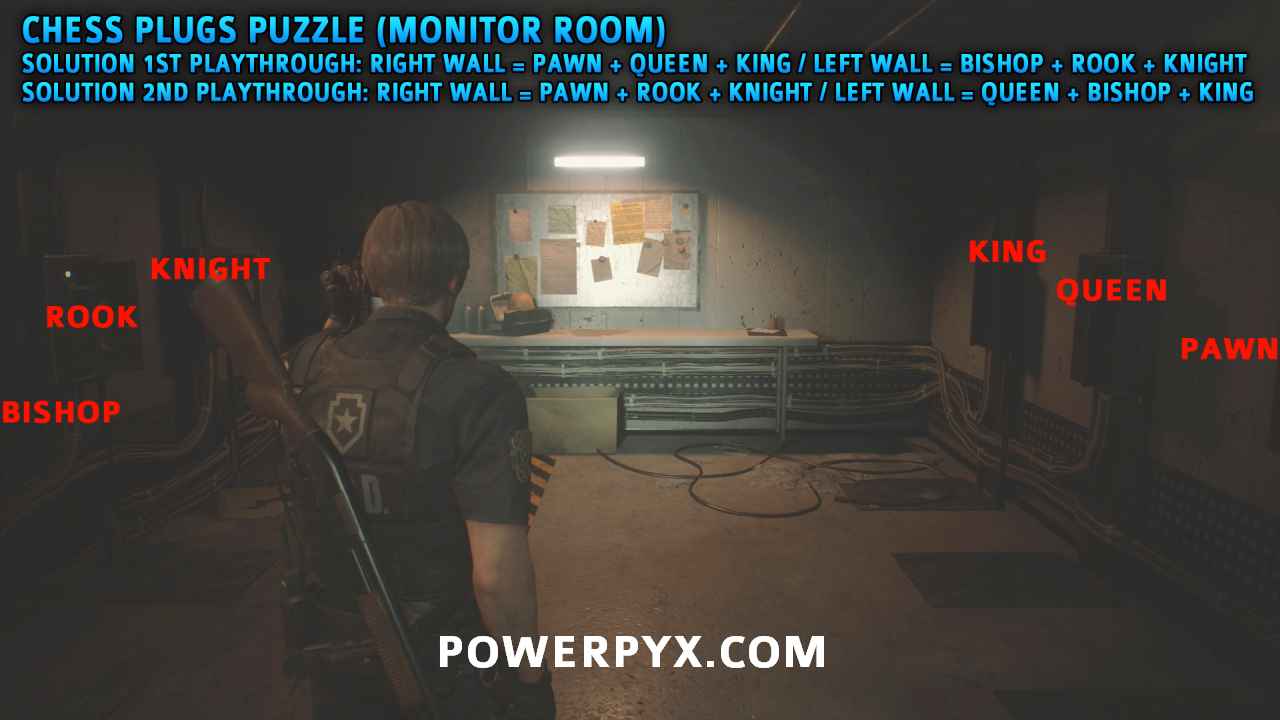 Resident Evil 2 Remake Chess Plug Socket Puzzle Solution