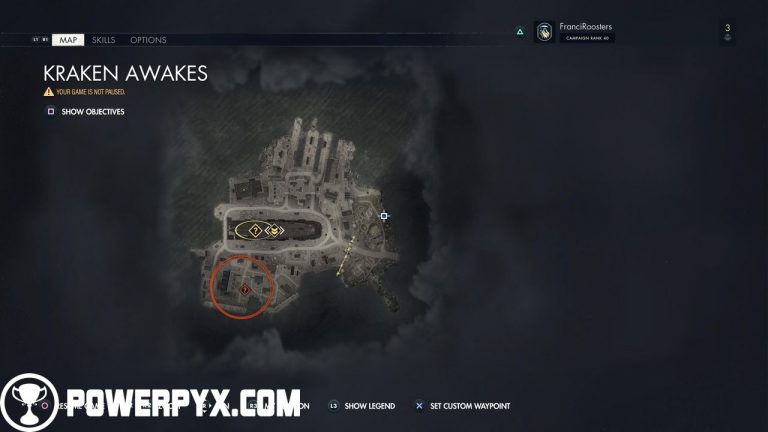 Sniper Elite 5 Mission 14 (Kraken Awakes) All Collectible Locations