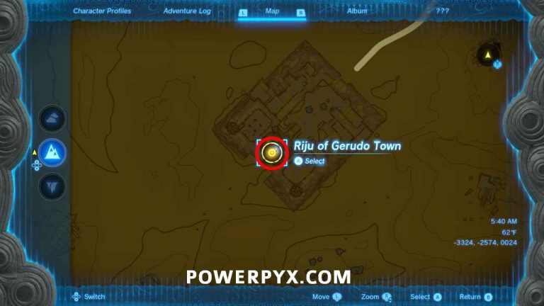 Zelda Tears of the Kingdom - Riju of Gerudo Town Walkthrough